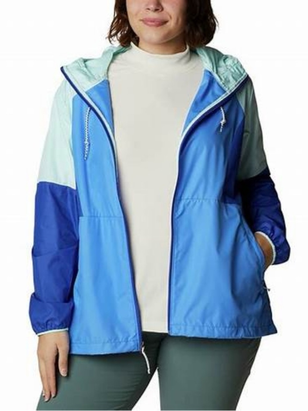 NWT New w/tags COLUMBIA Active Side Hill Colorblock Windbreaker Jacket Size XL